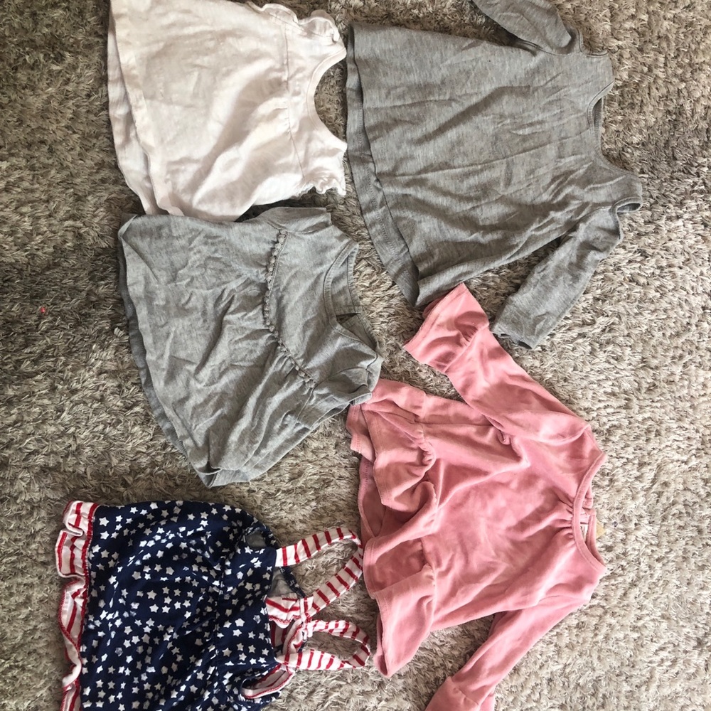 Multiple shirts